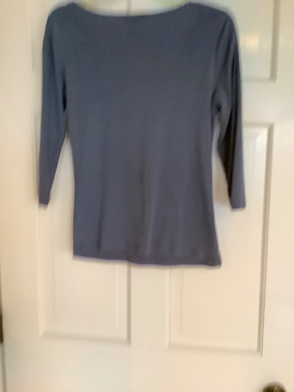 Drape neck Top 3/4 sleeve - Picture 2 of 4